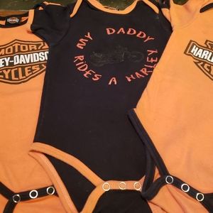 Set of 3 18m Harley Davidson One Piece